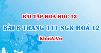 Bài 6 trang 111 SGK Hoá 12: Kim loại kiềm và hợp chất quan trọng của kim loại kiềm